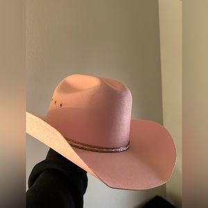 light pink cowgirl hat